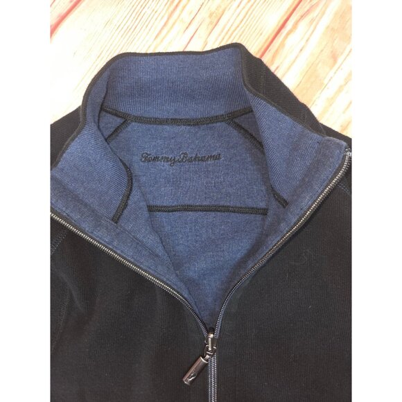 Tommy Bahama Mens Reversible Full Zip Vest Large - Picture 6 of 8